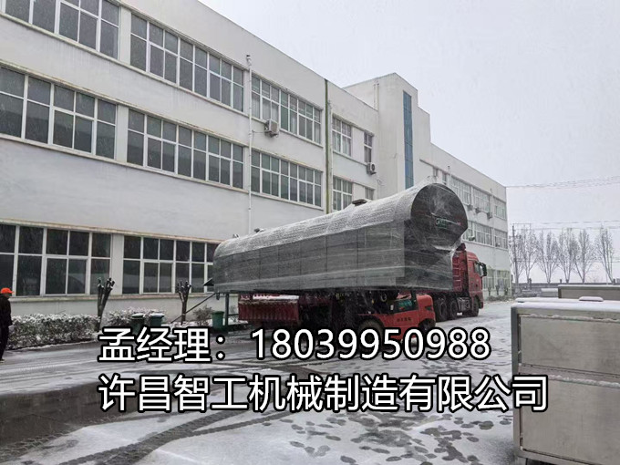 8米炒货机流水线专车发往安徽