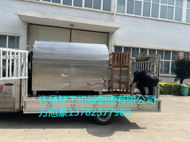 许昌智工四百斤电磁炒货机发货河北