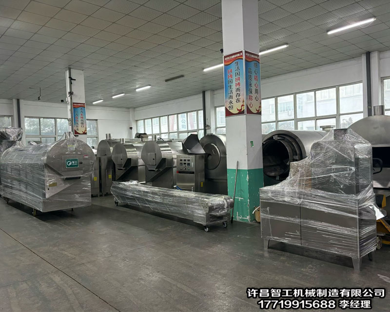 原味炒瓜子机生产线打包完毕 准备发货